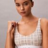 Icon Bralette din bumbac și Modal, cu căptușeală ușoară