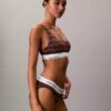 Icon Bralette din bumbac și Modal, cu căptușeală ușoară