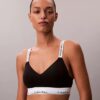 Icon Bralette din bumbac și Modal, cu căptușeală ușoară