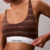 Icon Bralette din bumbac și Modal, cu căptușeală ușoară
