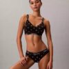 Icon Bralette din bumbac și Modal, cu căptușeală ușoară