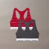 Icon Bralette Unlined din bumbac și Modal, pachet de 2 bucăți