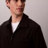 Jachetă blouson din seersucker Jachetă blouson din seersucker