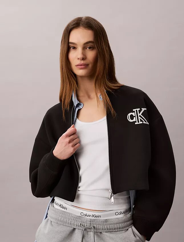Jachetă bomber scurtă, lejeră Jachetă bomber scurtă, lejeră