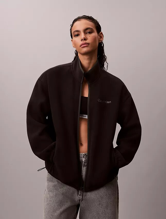 Jachetă cu fermoar din fleece polar Jachetă cu fermoar din fleece polar