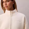 Jachetă cu fermoar din fleece polar