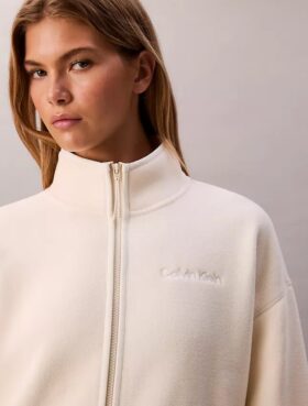 Jachetă cu fermoar din fleece polar