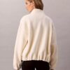 Jachetă cu fermoar din fleece polar