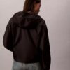 Jachetă de vânt cu logo jacquard Jachetă de vânt cu logo jacquard