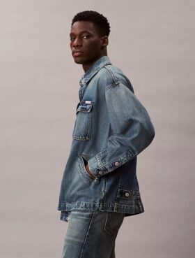 Jachetă din denim relaxată