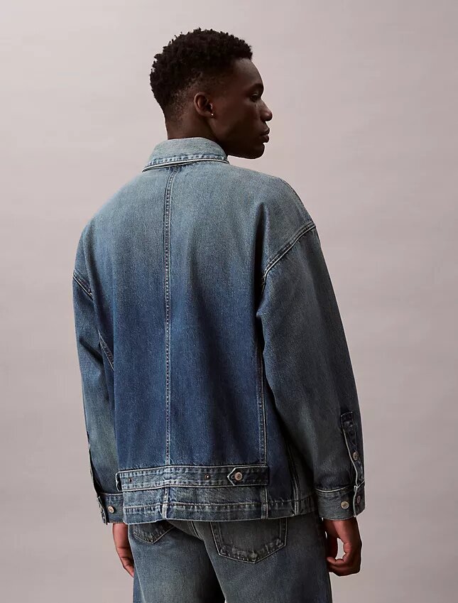 Jachetă din denim relaxată Jachetă din denim relaxată