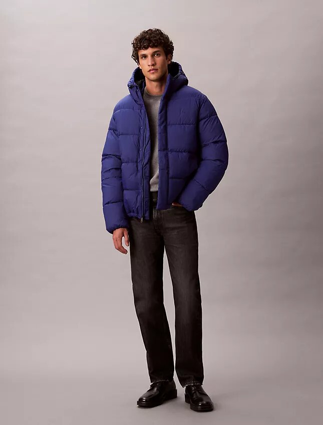 Jachetă matlasată cu glugă Jachetă matlasată cu glugă