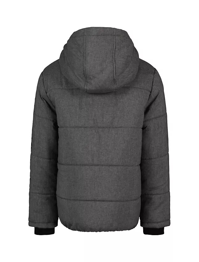 Jachetă matlasată cu patch-uri Monologo pentru băieți Jachetă matlasată cu patch-uri Monologo pentru băieți
