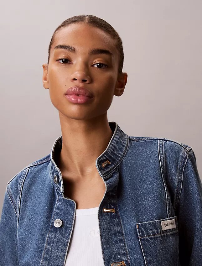 Jachetă scurtă din denim Jachetă scurtă din denim