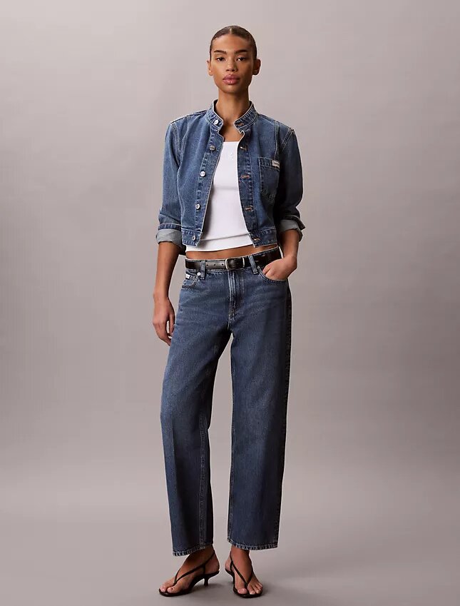 Jachetă scurtă din denim Jachetă scurtă din denim