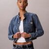 Jachetă scurtă din denim Jachetă scurtă din denim