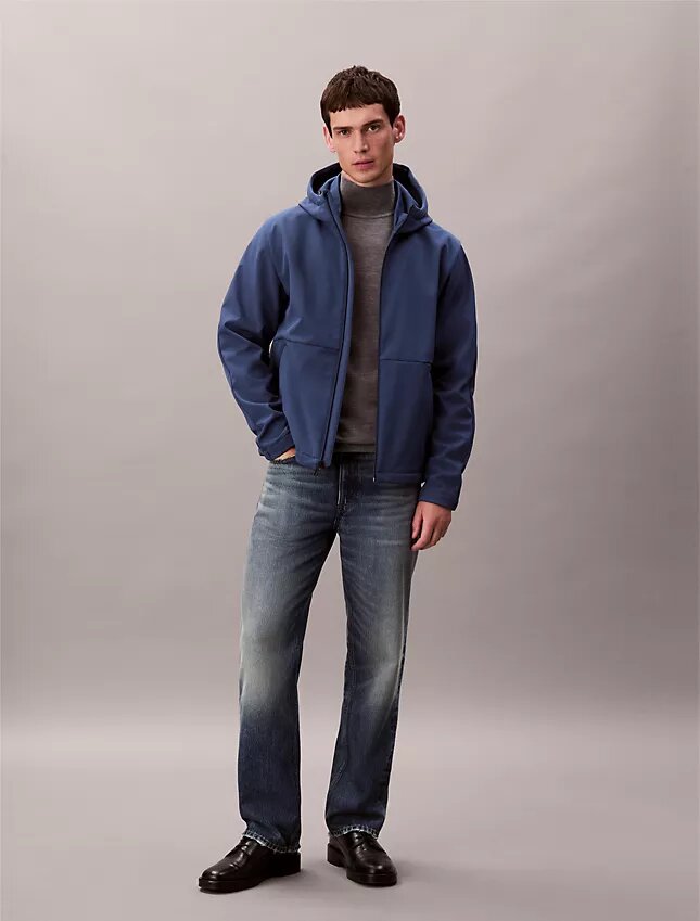Jachetă softshell cu glugă și fermoar Jachetă softshell cu glugă și fermoar