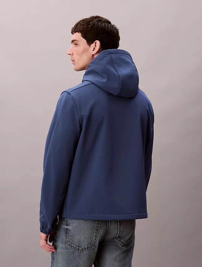 Jachetă softshell cu glugă și fermoar Jachetă softshell cu glugă și fermoar