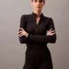 Jachetă sport scurtă cu nervuri Jachetă sport scurtă cu nervuri