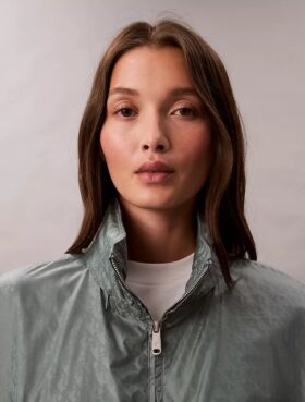 Jachetă windbreaker cu imprimeu Monogram pe toată suprafața