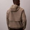 Jachetă windbreaker cu logo emblematic pe toată suprafața Jachetă windbreaker cu logo emblematic pe toată suprafața