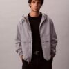 Jachetă windbreaker cu logo pe toată suprafața Jachetă windbreaker cu logo pe toată suprafața
