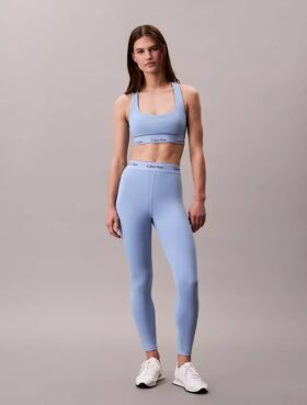 Leggings moderni, sportivi, cu talie înaltă și logo, lungime 7/8