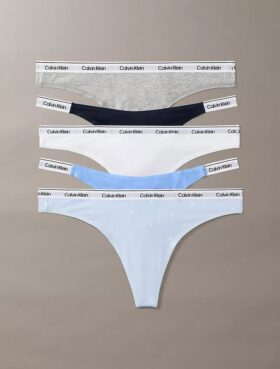 Logo iconic Set de 5 Thong asortate