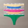 Logo iconic Set de 5 Thong asortate