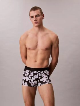 Low Rise Trunk de la CK Black cu imprimeu negru Low Rise Trunk de la CK Black cu imprimeu negru