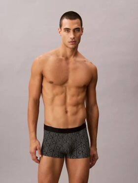 Low Rise Trunk de la CK Black cu imprimeu negru