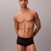 Low Rise Trunk din microfibră cu dantelă Low Rise Trunk din microfibră cu dantelă