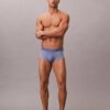 Low Rise Trunk din microfibră cu dantelă Low Rise Trunk din microfibră cu dantelă