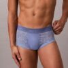 Low Rise Trunk din microfibră cu dantelă Low Rise Trunk din microfibră cu dantelă