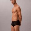 Low Rise Trunk din microfibră cu dantelă Low Rise Trunk din microfibră cu dantelă