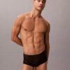Low Rise Trunk din microfibră cu dantelă Low Rise Trunk din microfibră cu dantelă