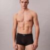 Low Rise Trunk din microfibră elastică cu monogramă grafică Low Rise Trunk din microfibră elastică cu monogramă grafică