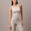 Maiou din bumbac elastic cu nervuri Maiou din bumbac elastic cu nervuri