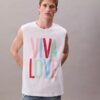 Marc Hundley Pride Viva Love Tricou fără mâneci cu croială lejeră