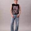 Marc Hundley Pride Viva Love Tricou fără mâneci cu croială lejeră