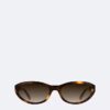 Ochelari de soare din acetat, model „ochi de pisică”