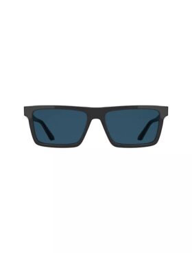 Ochelari de soare subțiri din acetat, cu formă dreptunghiulară modificată