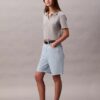 Șorturi bermuda din Denim relaxat, amestec de in Șorturi bermuda din Denim relaxat, amestec de in