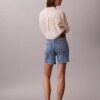Șorturi din denim cu croi în A Șorturi din denim cu croi în A