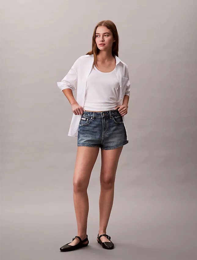 Șorturi mini din Denim Șorturi mini din Denim