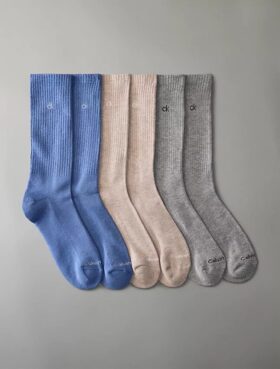 Șosete Basic Crew, pachet de 6