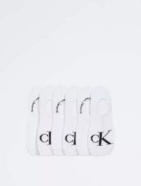 Șosete de interior cu monogramă, tricotate plat, pachet de 6 Șosete de interior cu monogramă, tricotate plat, pachet de 6