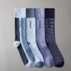 Șosete elegante Colorblock Crew, pachet de 4 Șosete elegante Colorblock Crew, pachet de 4
