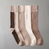 Șosete elegante Colorblock Crew, pachet de 4 Șosete elegante Colorblock Crew, pachet de 4