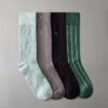 Șosete elegante din bumbac pieptănat, pachet de 4 Șosete elegante din bumbac pieptănat, pachet de 4